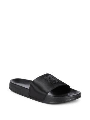 Puma Leadcat Logo Leather Slides