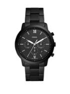 Fossil Neutra Chronograph Black Stainless Steel Watch
