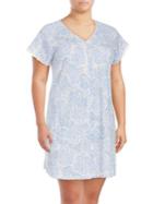 Miss Elaine Plus Paisley Night Gown