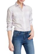 Lauren Ralph Lauren Petite Plaid Rolled-cuff Cotton Shirt