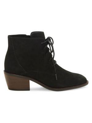 Lucky Brand Idril Leather Lace-up Booties