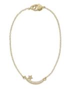 Ripka Juliette Pave Diamond And 14k Yellow Gold Moon And Star Bracelet