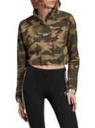 Adidas Camouflage Half-zip French Terry Hoodie