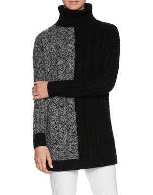Magaschoni Colorblock Cashmere Sweater