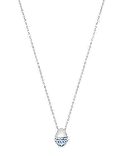 Glance Swarovski Crystal And Rhodium Pendant Necklace
