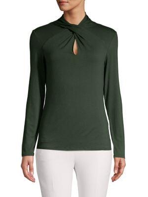 Vince Camuto Long-sleeve Twisted Top
