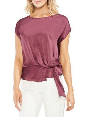 Vince Camuto Zen Bloom Gathered Top