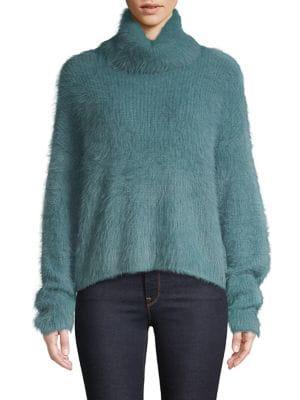 Vero Moda Cowl-neck Fuzzy Sweater