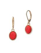Anne Klein Reconstituted Stone Drop Earrings