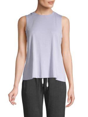 Betsey Johnson Tie-up-back Swing Muscle Tank