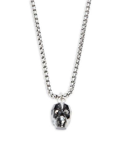 Zack Sterling Silver Skull Necklace