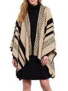 Karen Kane Striped Oversized Poncho
