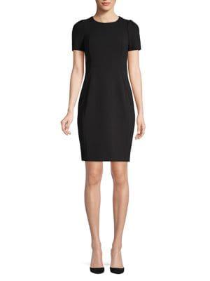 Calvin Klein Petite Exposed Seams Sheath Dress