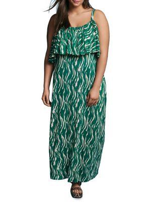 Junarose Plus 318 Duena Sleeveless Maxi Dress