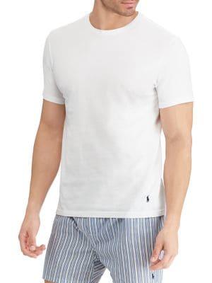 Polo Ralph Lauren Five-pack Classic Crewneck Cotton Tees