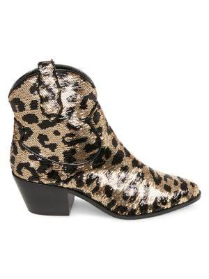 Betsey Johnson Pink Lucki Embellished Booties