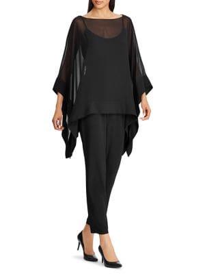 Lauren Ralph Lauren Georgette Tunic Jumpsuit