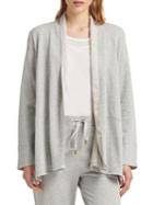 Donna Karan Open Front French Terry Jacket