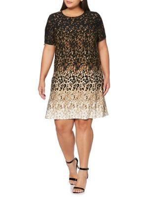 Rafaella Plus Short Sleeve A-line Dress