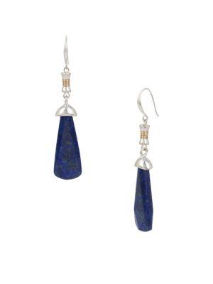 Robert Lee Morris Collection Blue Note Lapis Drop Earring