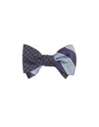 Brooks Brothers Striped And Checkered Bow Tie