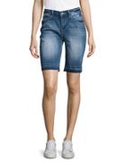 Kensie Jeans Skinny-fit Denim Bermuda Shorts