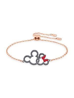 Swarovski Mickey & Minnie Mixed-plated Bracelet