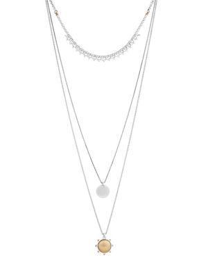Lucky Brand Hacienda Heat Two-tone Layered Necklace