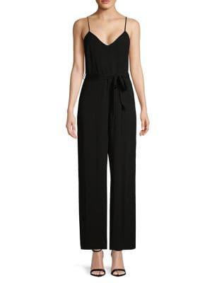 Dorothy Perkins V-neck Tie-waist Jumpsuit