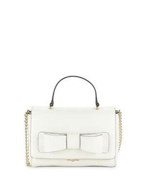 Karl Lagerfeld Paris Bobbi Leather Crossbody Bag