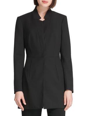 Donna Karan Long Topper Coat