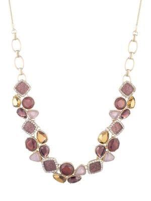 Lonna & Lilly Goldtone & Crystal Necklace