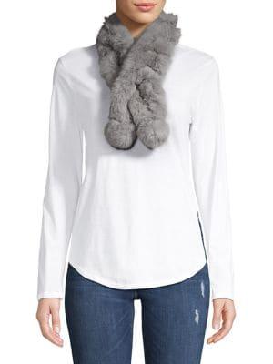 Surell Rabbit Fur Scarf