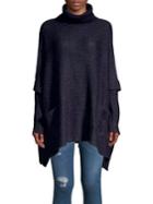 Design Lab Turtleneck Pocket Poncho