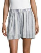 B Collection By Bobeau Striped Shorts