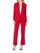Tahari Arthur S. Levine Straight-leg Pants Suit Set