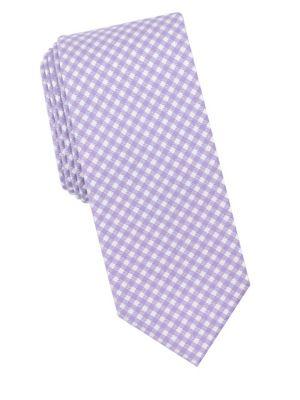 Tallia Orange Boyce Plaid Tie