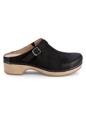 Dansko Berry Leather Clogs