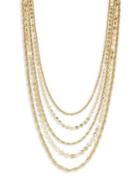 Laundry By Shelli Segal Layered Goldtone Necklace