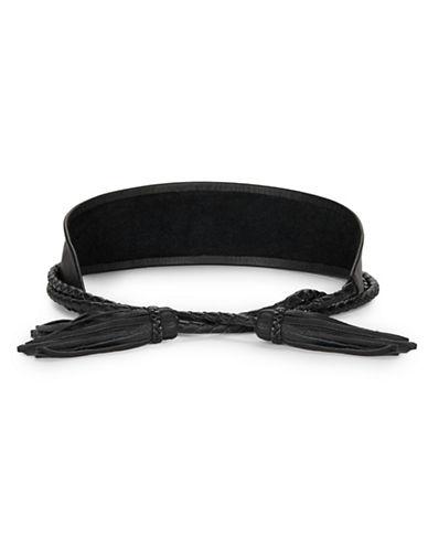 Ada Leather Waist Tasseled Belt