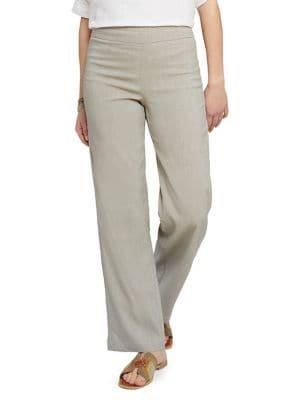 Nic+zoe Petite Wide-leg Linen Traveling Pants