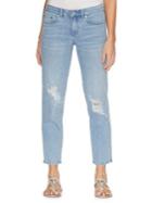 Vince Camuto Faded Distressed Jeans
