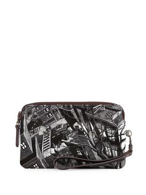 Vida Fantasia Leather Statement Clutch