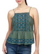 Lucky Brand Embroidered Cami Top