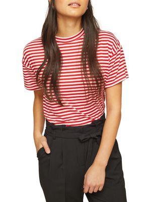 Miss Selfridge Short-sleeve Funnel Neck Tee