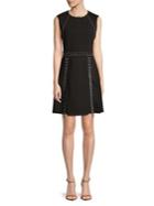 Michael Michael Kors Pyramid Stud Zip Dress