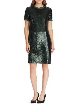 Lauren Ralph Lauren Sequined T-shirt Dress