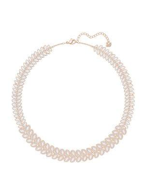 Swarovski Baron All-around Leaf Collar Necklace