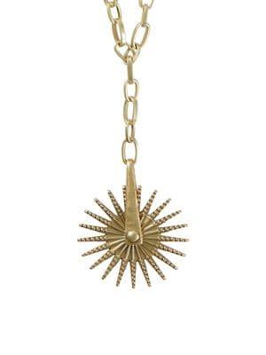 Lucky Brand Cowgirl California Leather Pendant Necklace