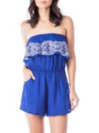 Nanette Lepore Portofina Bandeau Coverup Romper
